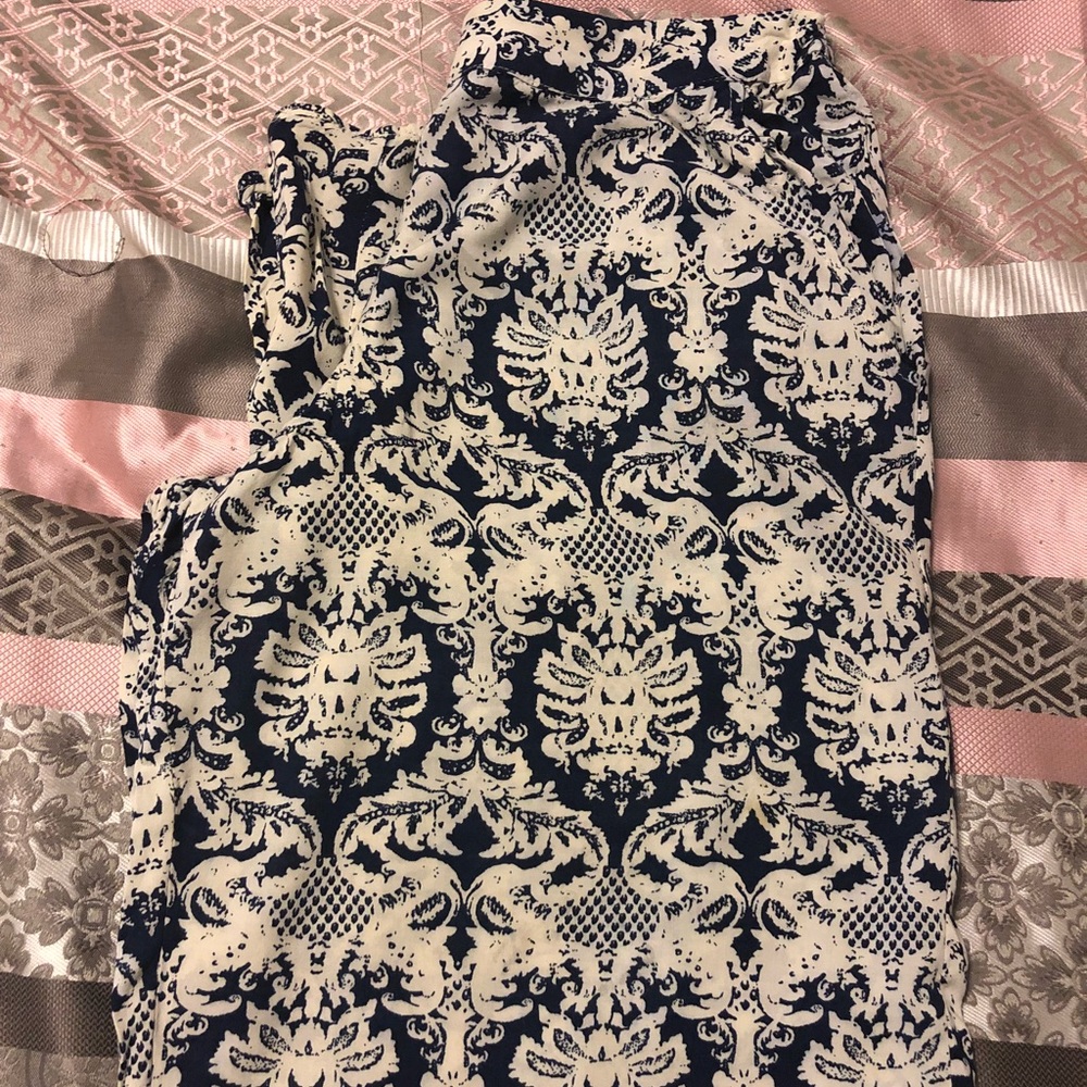 Women wide leg pants lightly worn